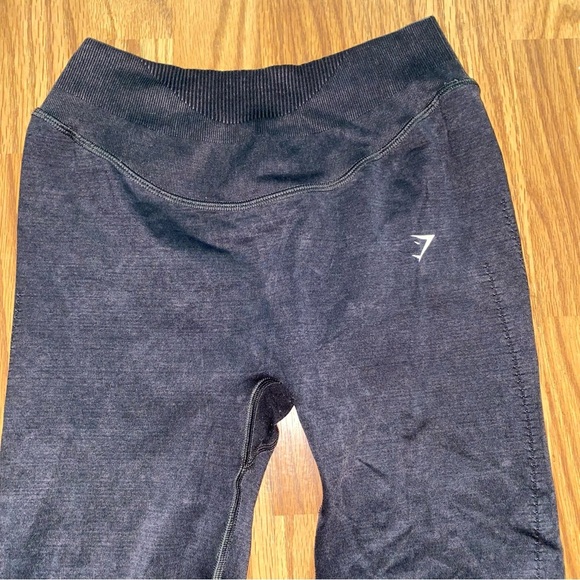 Gymshark Black Leggings Athletic Stretch Fit - Picture 3 of 8